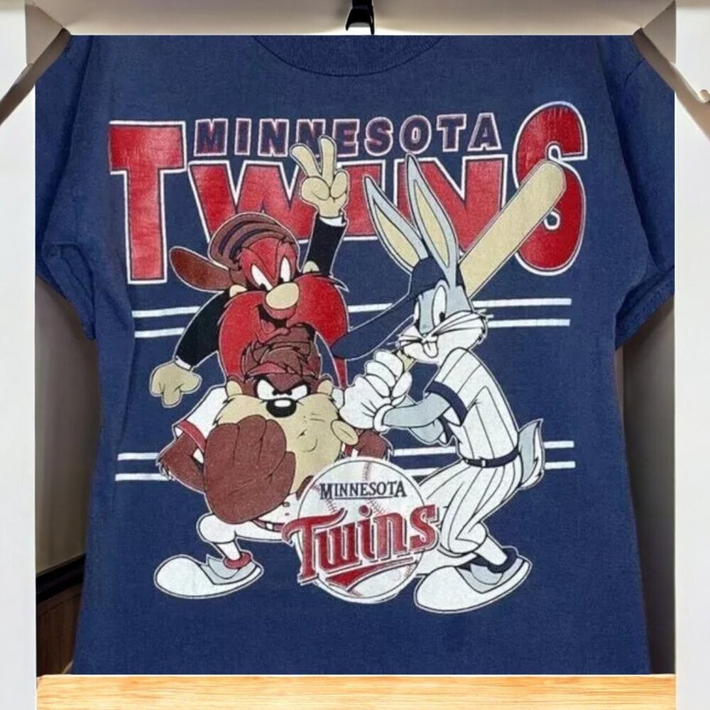 Looney Tunes MLB Minnesota Twins Shirt navy color shirt AN32390